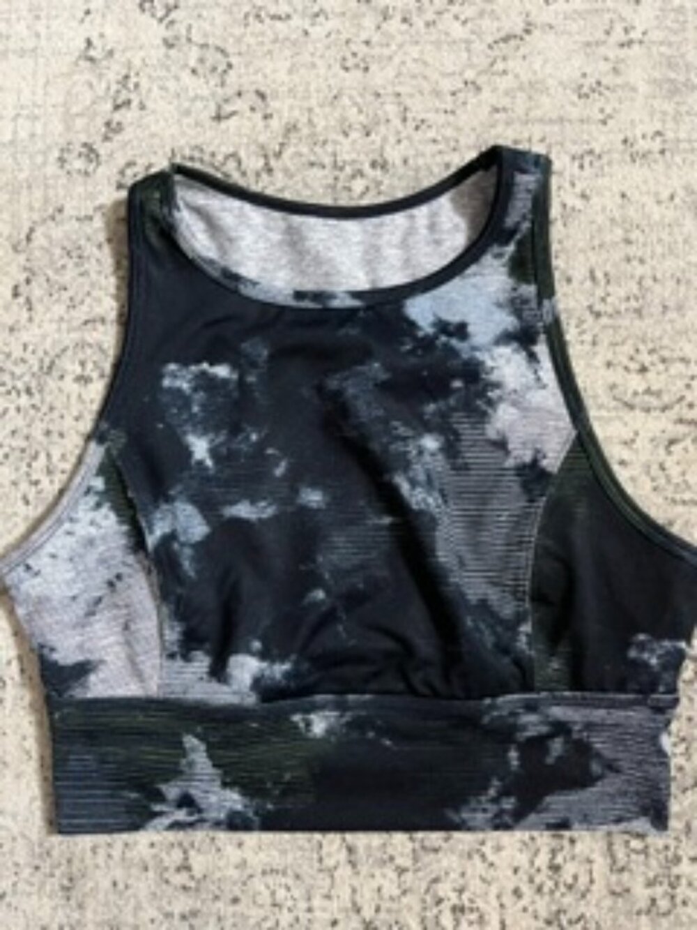 🧡3/15 Joy Lab Black/White Sports Bra Large